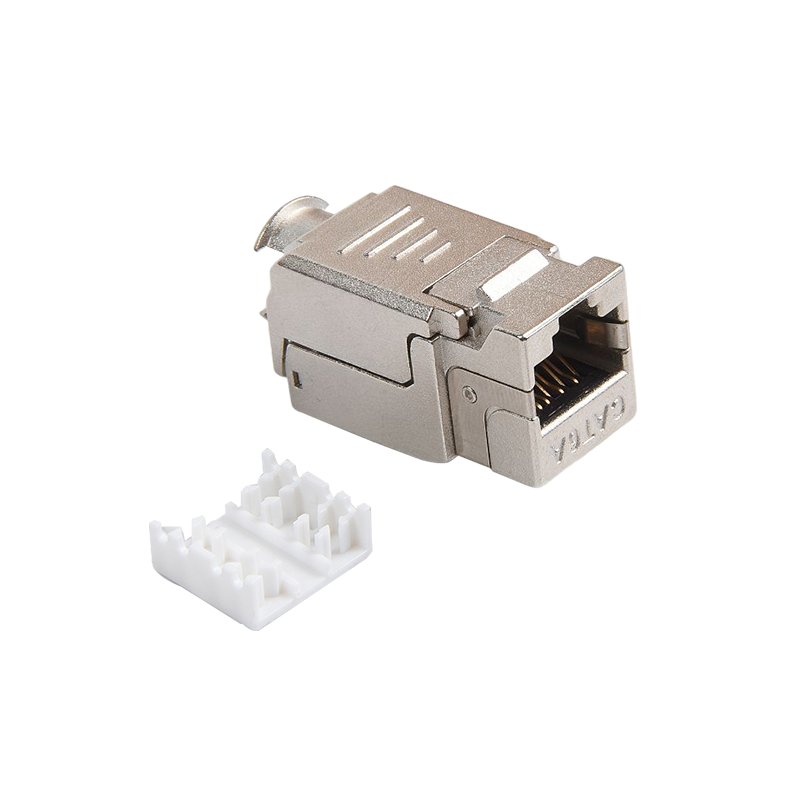 SMT-1048T8C6A-FTP 90 fokos árnyékolt Cat6a Toolless Keystone Jack